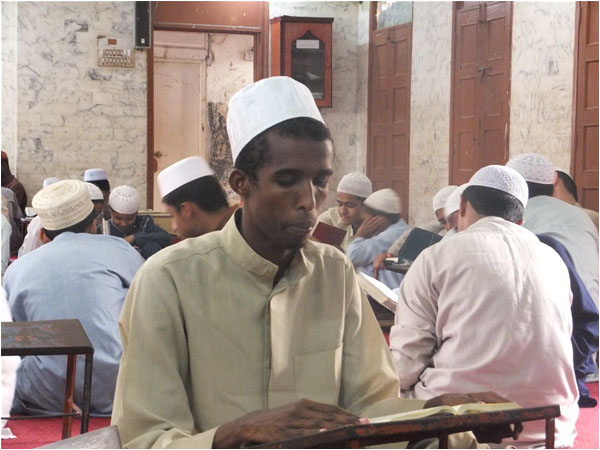 A foreign student at a Karachi madrassah