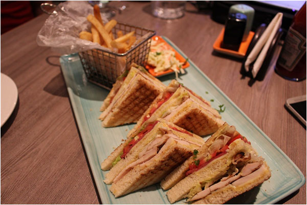 Jade Cafe - California Club Sandwich
