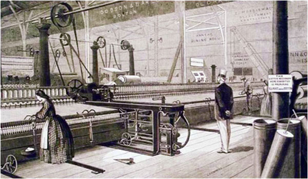 British colonial policy towards cotton weavers in India was driven by the Industrial Revolution of the early- to mid-19th century