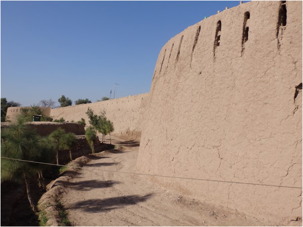 Exterior walls of the Bara Fort