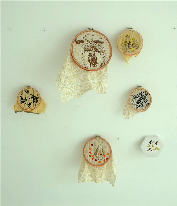 Sarah Mumtaz's embroideries