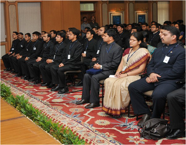 Young IAS trainees, in preparation for the task of administering India