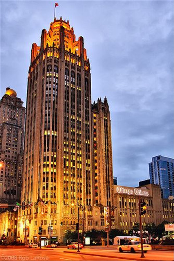 The Tribune Tower in Chicago - typical of the cit2y's Gohic architectural charm