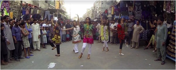 The video, taken down after intense criticism on social media, showed a flash mob of girls who suddenly begin dancing to a Beyonce tune in busy Anarkali, Lahore