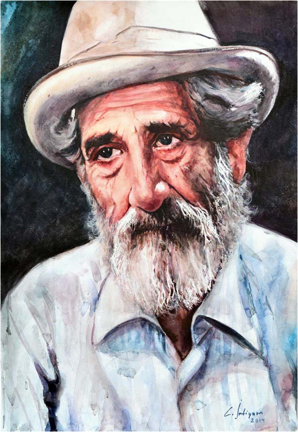 'Sad Old Man' by Intigam Jafarov from Azerbaijan