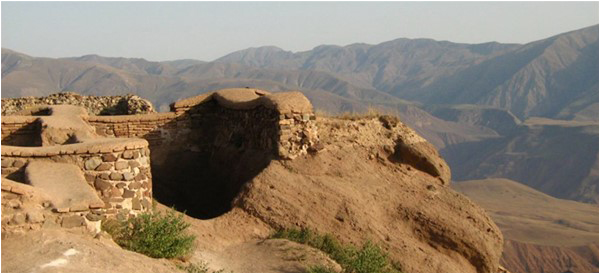 A view of Alamut, the famous stronghold of Hassan as-Sabbah and his Ismaili followers