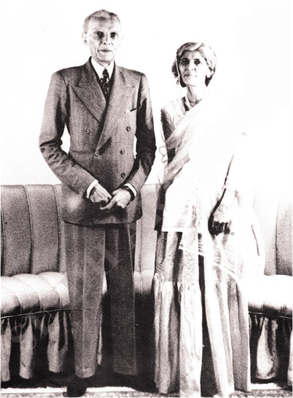 One of the more rare images of Quaid-e-Azam Muhammad Ali Jinnah and Miss Fatima Jinnah, to be found at the Sindh Archives
