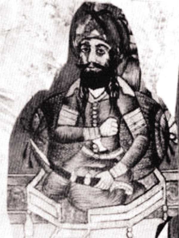 The rise of the Ahmadzai Khans of Kalat is itself a historical process yet to be fully understood - pictured here is Muhabbat Khan of Kalat, ruler of the khanate from 1731 to 1749