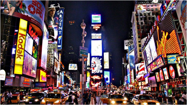 Times Square, New York - visual cacophony for some