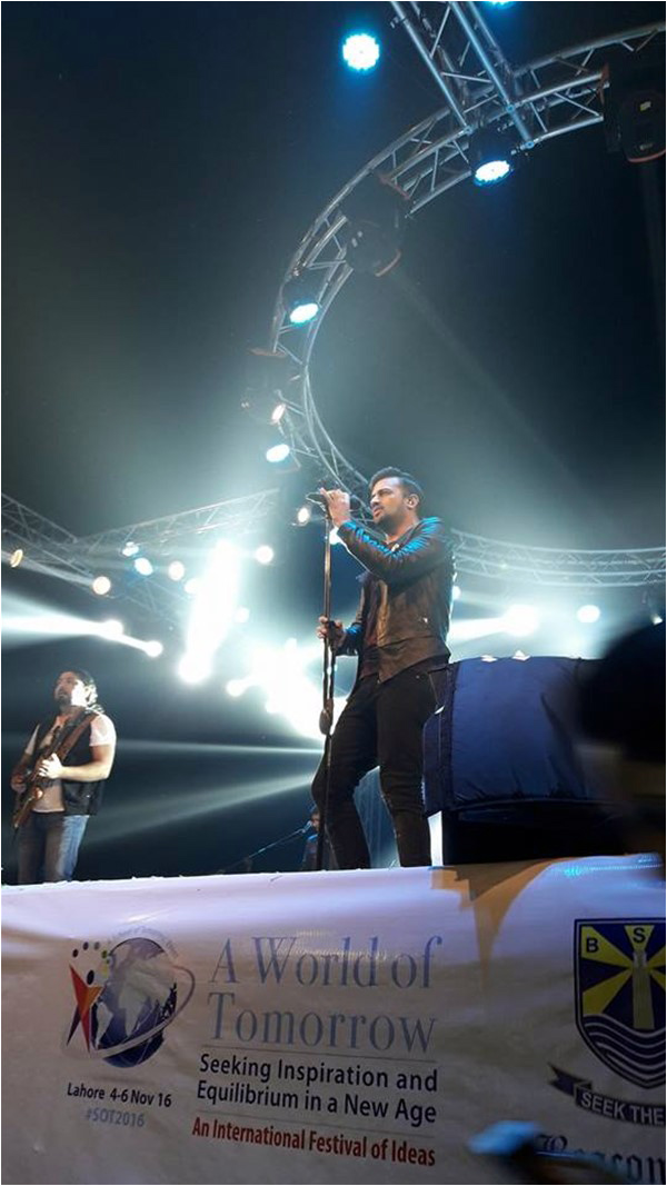 Atif Aslam performs at the festival