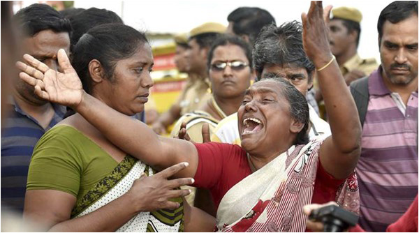 Veteran politician who leaves behind a great vaccum - supporters react in shock to the death of Jayalalithaa