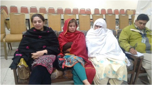Participants of the womens' jirga
