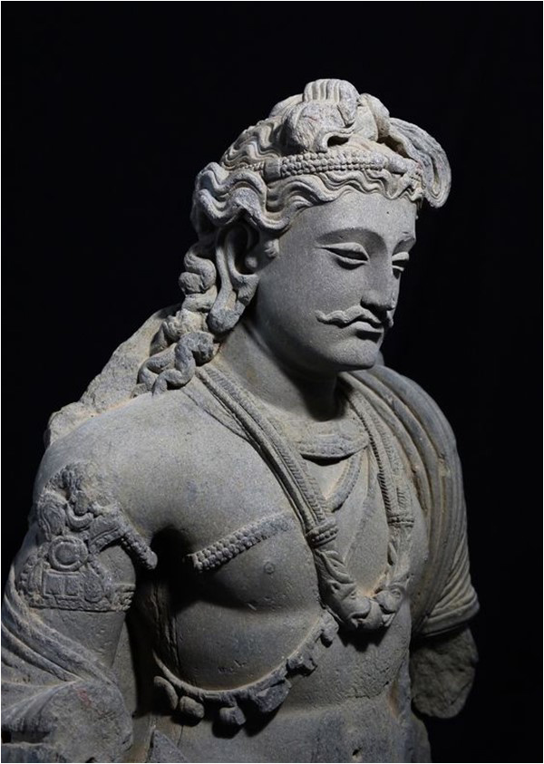The Kushan dynasty presided over a great flourishing of art in Gandhara