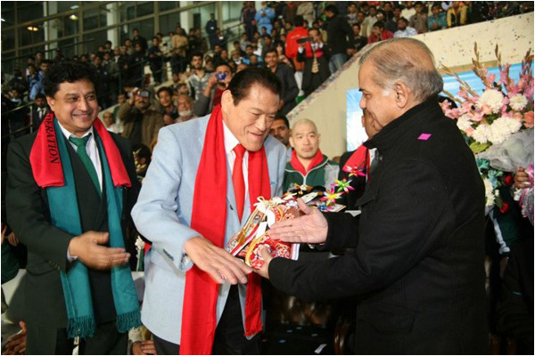 Antonio Inoki, literally and figuratively a giant of the world of wrestling, has a special place in the heart of Pakistan's enthusiasts of the sport