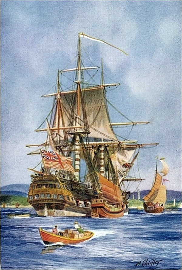 European long-rance naval dominance became apparent - as first the Portuguese and later the English snatched the lucrative Indian Ocean trade from regional and local traders