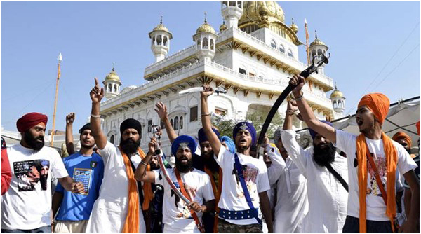 The Indian Supreme Court held that Sikh militants who raised separatist slogans were within their rights to do so - as long as they didn't commit or directly cause violence