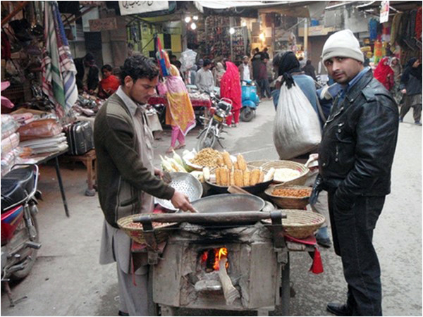 Pakhtun man selling snacks - utterly terrifying to the authorities?