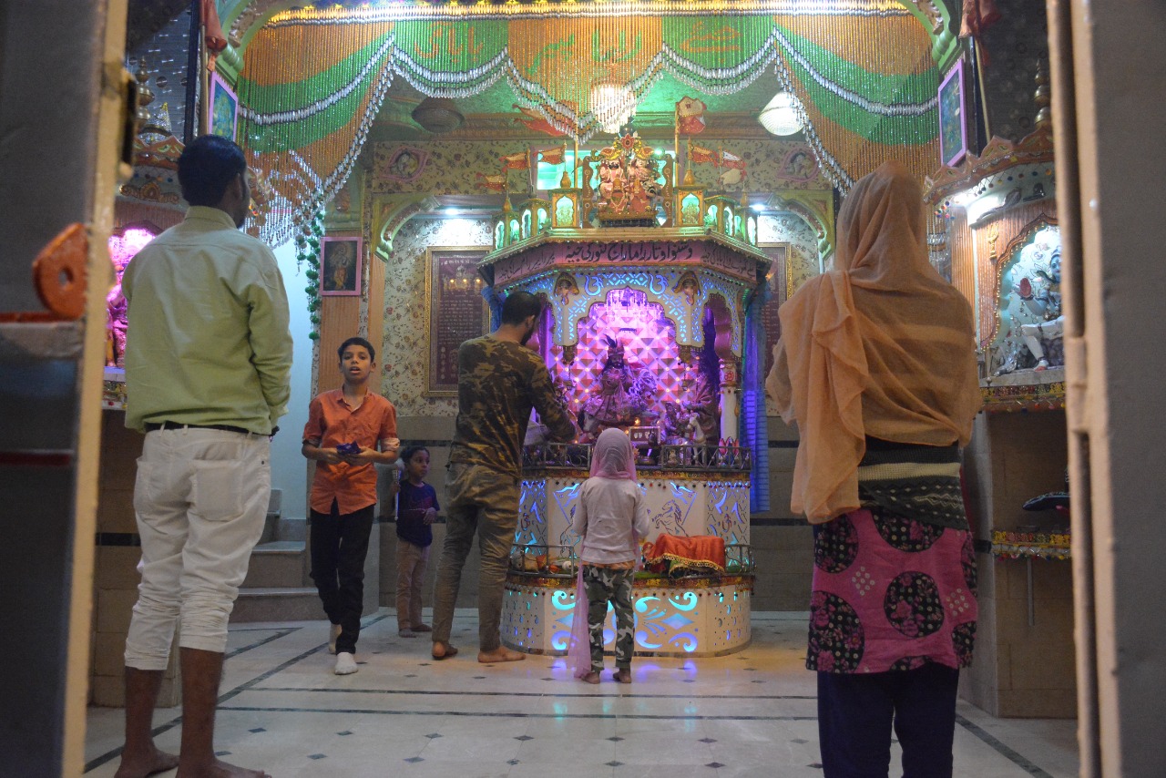 Hindu temple, Narainpura Karachi, home to non-Muslim voters